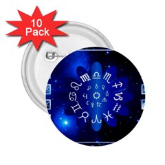 Astrology Horoscopes Constellation 2 25  Buttons (10 Pack)  by danenraven