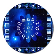 Astrology Horoscopes Constellation Magnet 5  (round) by danenraven