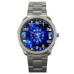 Astrology Horoscopes Constellation Sport Metal Watch by danenraven