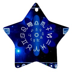 Astrology Horoscopes Constellation Star Ornament (two Sides) by danenraven