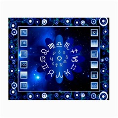 Astrology Horoscopes Constellation Small Glasses Cloth (2 Sides) by danenraven