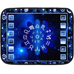 Astrology Horoscopes Constellation Fleece Blanket (mini) by danenraven