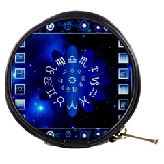 Astrology Horoscopes Constellation Mini Makeup Bag by danenraven