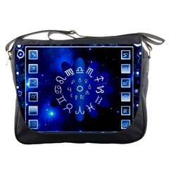 Astrology Horoscopes Constellation Messenger Bag by danenraven