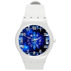 Astrology Horoscopes Constellation Round Plastic Sport Watch (m) by danenraven