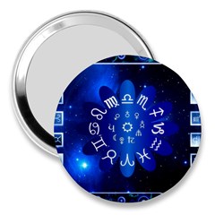 Astrology Horoscopes Constellation 3  Handbag Mirrors by danenraven