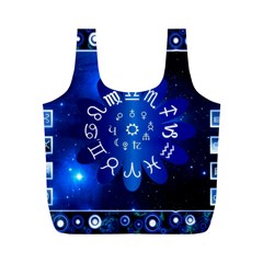 Astrology Horoscopes Constellation Full Print Recycle Bag (m) by danenraven