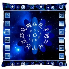 Astrology Horoscopes Constellation Standard Premium Plush Fleece Cushion Case (two Sides) by danenraven