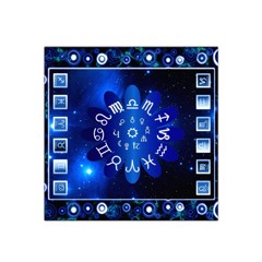 Astrology Horoscopes Constellation Satin Bandana Scarf 22  X 22  by danenraven