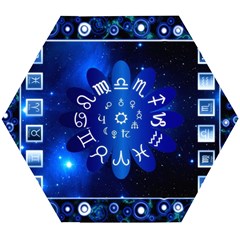 Astrology Horoscopes Constellation Wooden Puzzle Hexagon by danenraven