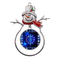 Astrology Horoscopes Constellation Metal Snowman Ornament