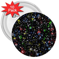 Illustration Universe Star Planet 3  Buttons (10 Pack)  by danenraven