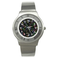 Illustration Universe Star Planet Stainless Steel Watch by danenraven