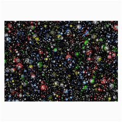 Illustration Universe Star Planet Large Glasses Cloth by danenraven