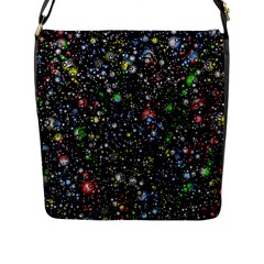 Illustration Universe Star Planet Flap Closure Messenger Bag (l) by danenraven