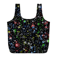 Illustration Universe Star Planet Full Print Recycle Bag (l) by danenraven