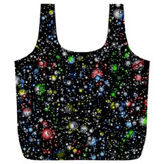 Illustration Universe Star Planet Full Print Recycle Bag (xxl) by danenraven