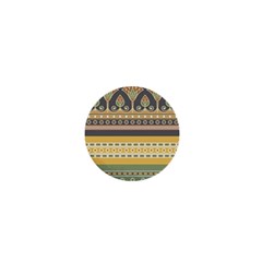 Seamless-pattern-egyptian-ornament-with-lotus-flower 1  Mini Magnets by Salman4z