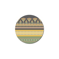 Seamless-pattern-egyptian-ornament-with-lotus-flower Golf Ball Marker (10 Pack) by Salman4z