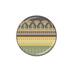 Seamless-pattern-egyptian-ornament-with-lotus-flower Hat Clip Ball Marker (10 Pack) by Salman4z