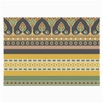 Seamless-pattern-egyptian-ornament-with-lotus-flower Large Glasses Cloth (2 Sides) Front