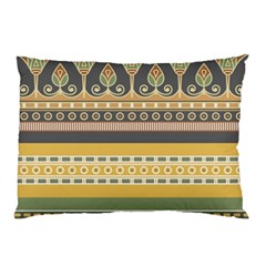 Seamless-pattern-egyptian-ornament-with-lotus-flower Pillow Case by Salman4z