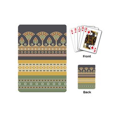 Seamless-pattern-egyptian-ornament-with-lotus-flower Playing Cards Single Design (mini) by Salman4z