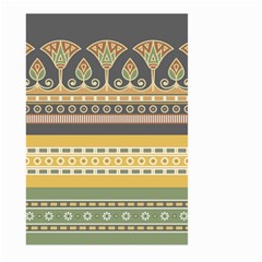 Seamless-pattern-egyptian-ornament-with-lotus-flower Large Garden Flag (two Sides) by Salman4z