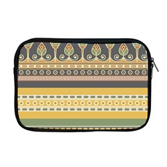 Seamless-pattern-egyptian-ornament-with-lotus-flower Apple Macbook Pro 17  Zipper Case by Salman4z