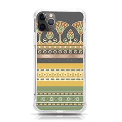 Seamless-pattern-egyptian-ornament-with-lotus-flower Iphone 11 Pro Max 6 5 Inch Tpu Uv Print Case by Salman4z