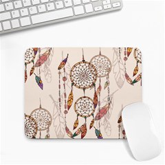 Coloured-dreamcatcher-background Small Mousepad by Salman4z