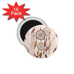 Coloured-dreamcatcher-background 1 75  Magnets (10 Pack)  by Salman4z