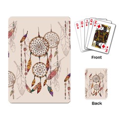 Coloured-dreamcatcher-background Playing Cards Single Design (rectangle)