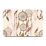 Coloured-dreamcatcher-background Plate Mats 18 x12  Plate Mat