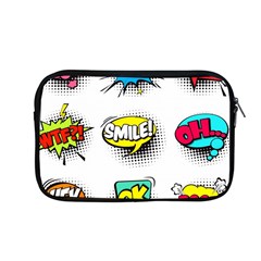 Set-colorful-comic-speech-bubbles Apple Macbook Pro 13  Zipper Case by Salman4z