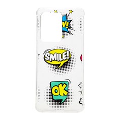 Set-colorful-comic-speech-bubbles Samsung Galaxy S20 Ultra 6 9 Inch Tpu Uv Case by Salman4z