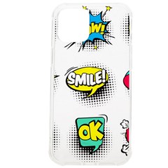 Set-colorful-comic-speech-bubbles Iphone 12 Pro Max Tpu Uv Print Case by Salman4z