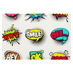 Set-colorful-comic-speech-bubbles Banner And Sign 6  X 4  by Salman4z