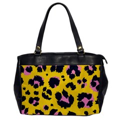 Leopard-print-seamless-pattern Oversize Office Handbag by Salman4z