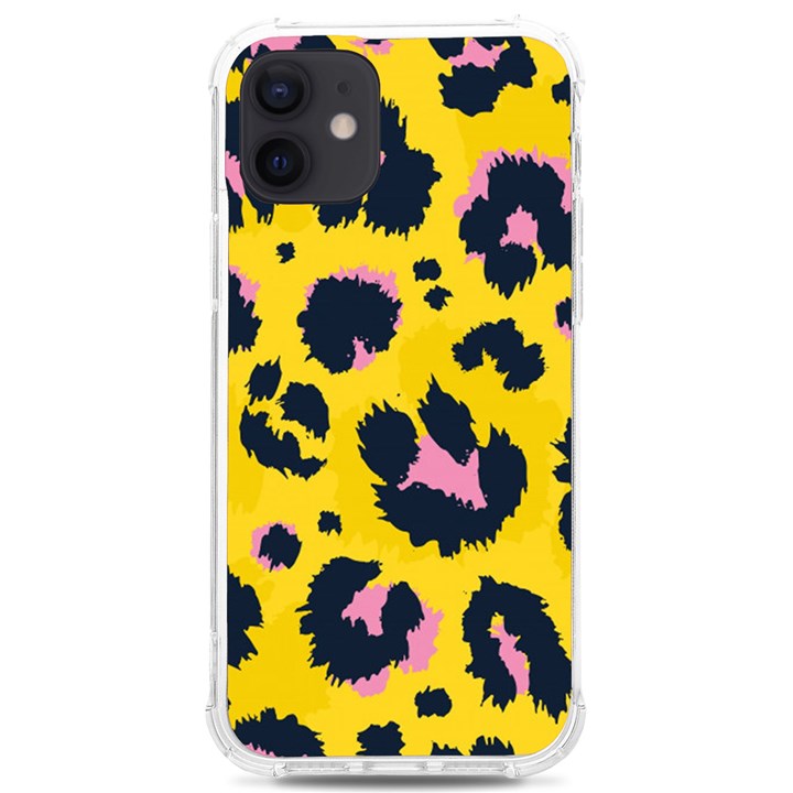 Leopard-print-seamless-pattern iPhone 12/12 Pro TPU UV Print Case