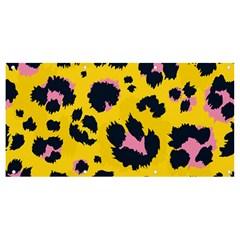 Leopard-print-seamless-pattern Banner And Sign 8  X 4  by Salman4z