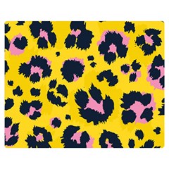 Leopard-print-seamless-pattern Premium Plush Fleece Blanket (medium) by Salman4z