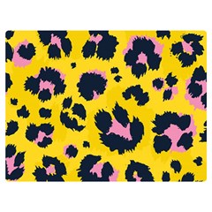 Leopard-print-seamless-pattern Two Sides Premium Plush Fleece Blanket (extra Small) by Salman4z