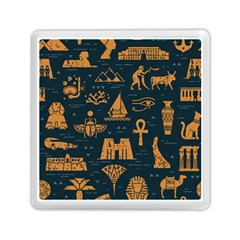 Dark-seamless-pattern-symbols-landmarks-signs-egypt Memory Card Reader (square) by Salman4z