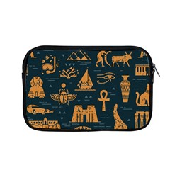 Dark-seamless-pattern-symbols-landmarks-signs-egypt Apple Macbook Pro 13  Zipper Case by Salman4z