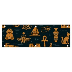 Dark-seamless-pattern-symbols-landmarks-signs-egypt Banner And Sign 6  X 2  by Salman4z