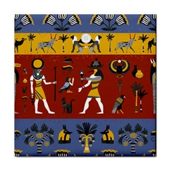 Ancient-egyptian-religion-seamless-pattern Face Towel by Salman4z