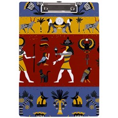 Ancient-egyptian-religion-seamless-pattern A4 Acrylic Clipboard by Salman4z