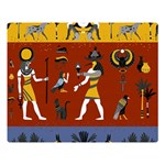 Ancient-egyptian-religion-seamless-pattern Premium Plush Fleece Blanket (Large) 80 x60  Blanket Front