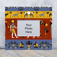 Ancient-egyptian-religion-seamless-pattern White Wall Photo Frame 5  X 7  by Salman4z